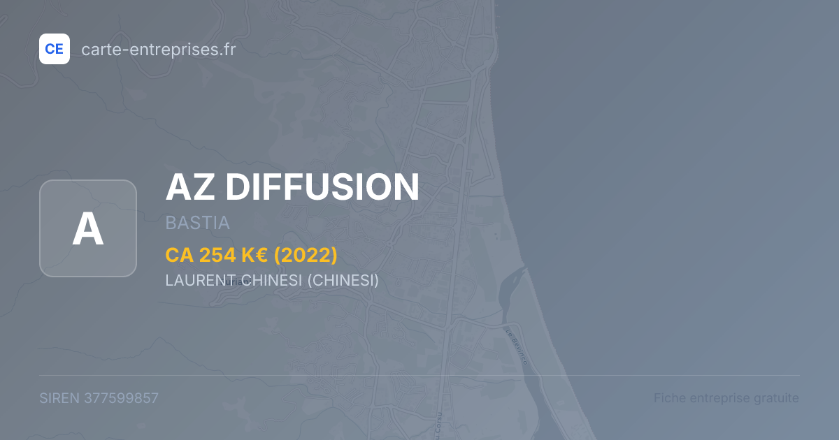 AZ DIFFUSION — 377599857 — fiche entreprise