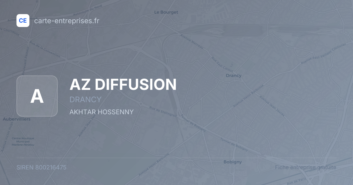 AZ DIFFUSION — 800216475 — fiche entreprise