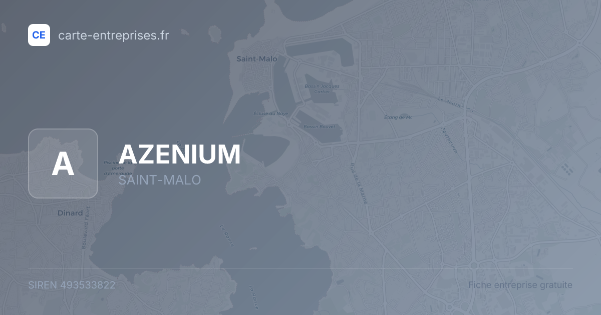 AZENIUM — 493533822 — fiche entreprise