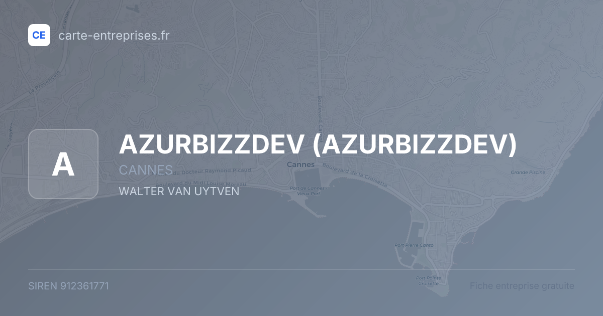 AZURBIZZDEV — 912361771 — fiche entreprise