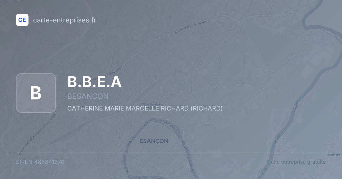 B.B.E.A — 488841370 — fiche entreprise
