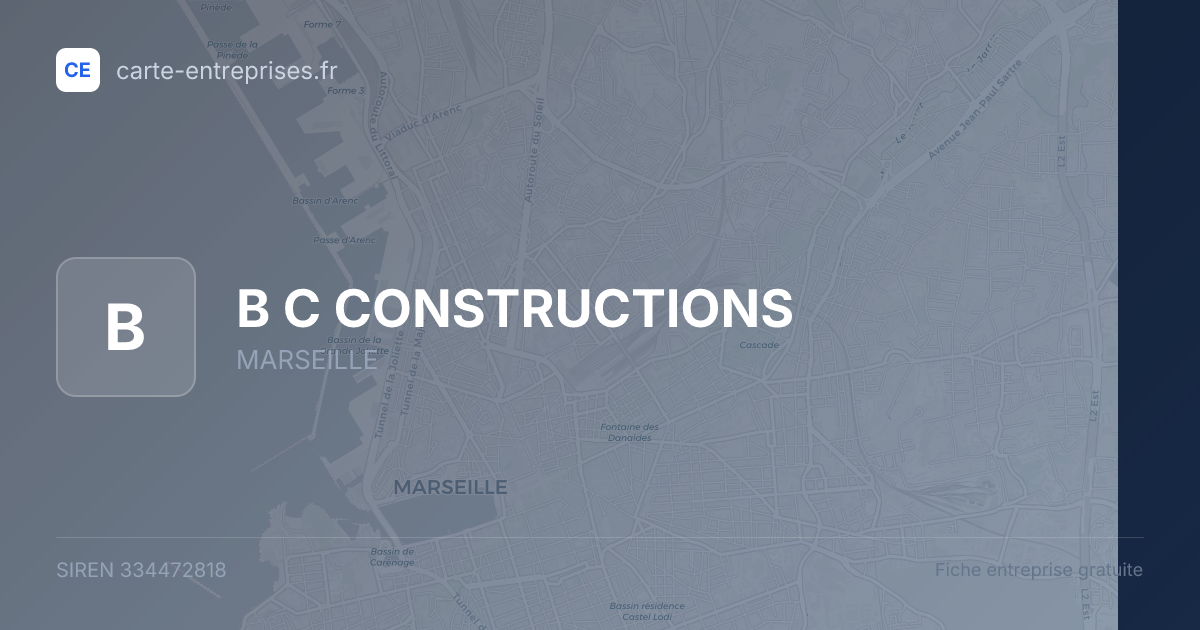 B C CONSTRUCTIONS — 334472818 — fiche entreprise