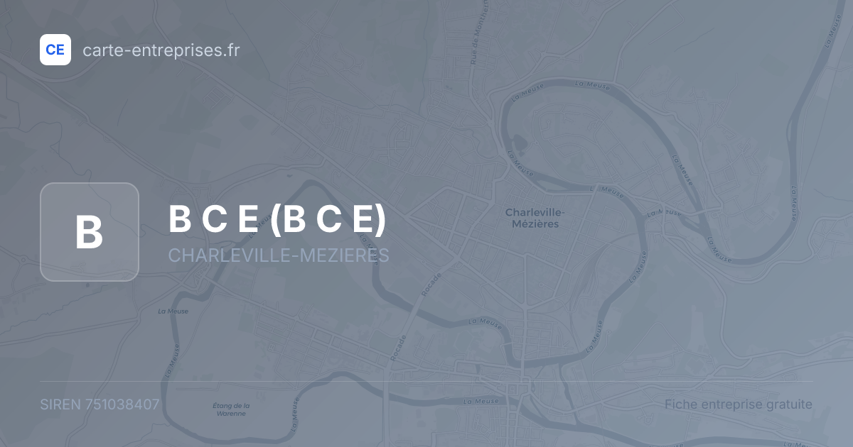 B C E — 751038407 — fiche entreprise