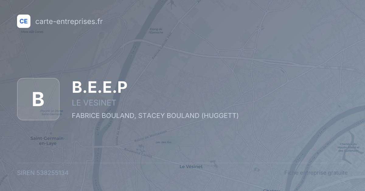 B.E.E.P — 538255134 — fiche entreprise