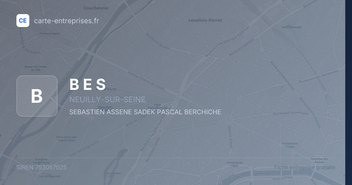 B E S — 753057025 — fiche entreprise
