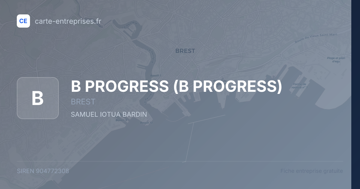 B PROGRESS — 904772308 — fiche entreprise