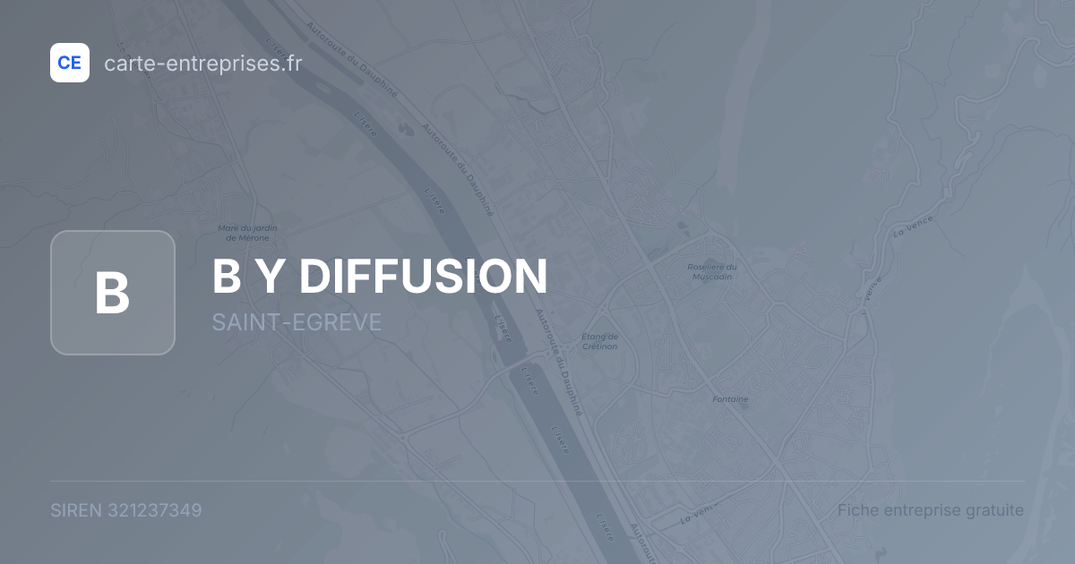 B Y DIFFUSION — 321237349 — fiche entreprise