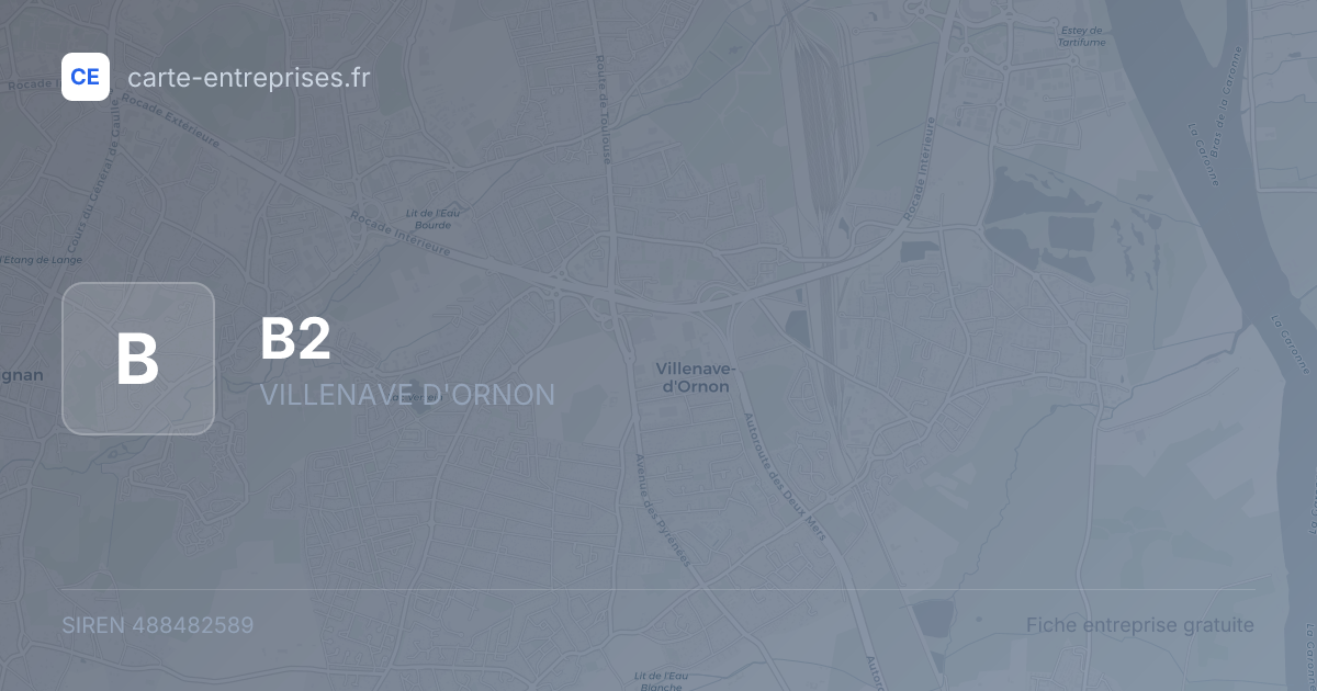 B2 — 488482589 — fiche entreprise
