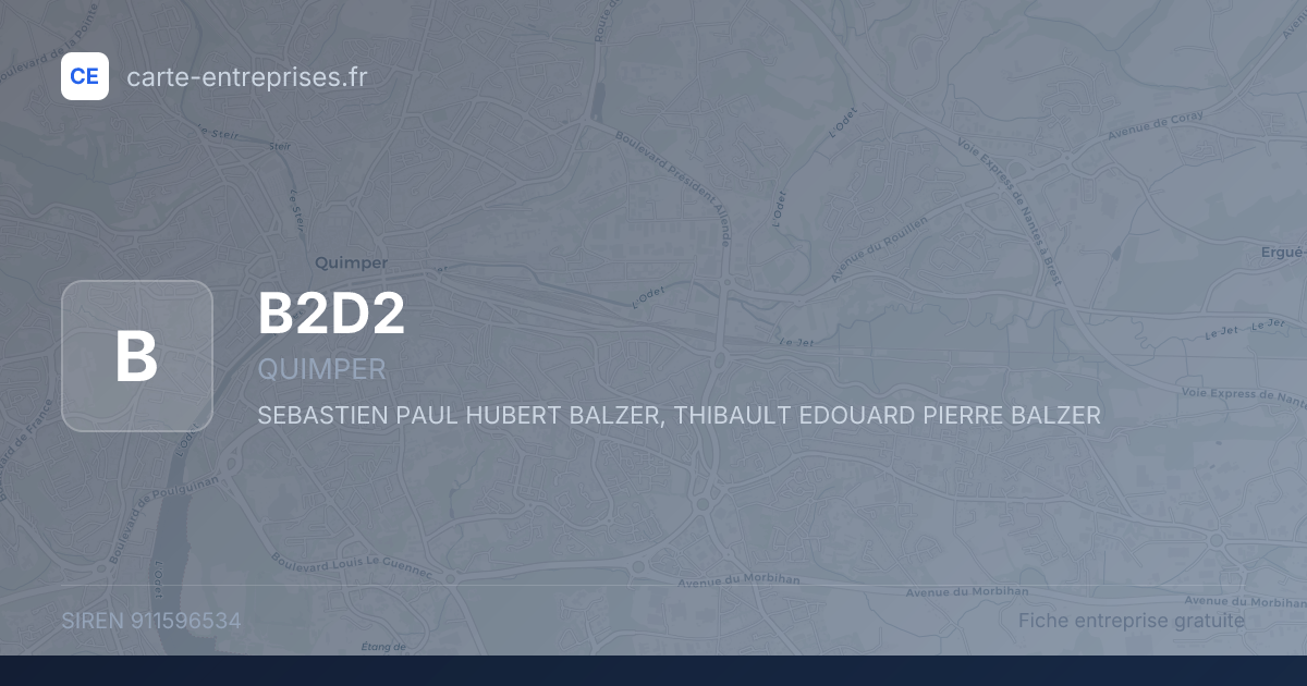 B2D2 — 911596534 — fiche entreprise