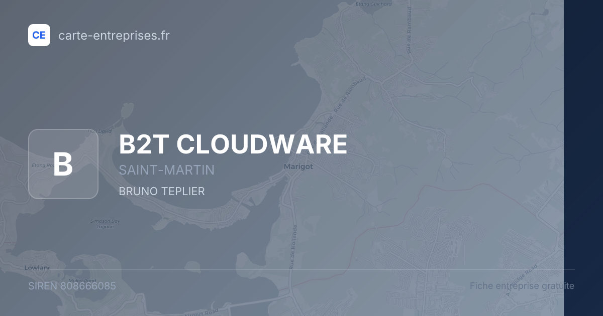 B2T CLOUDWARE — 808666085 — fiche entreprise