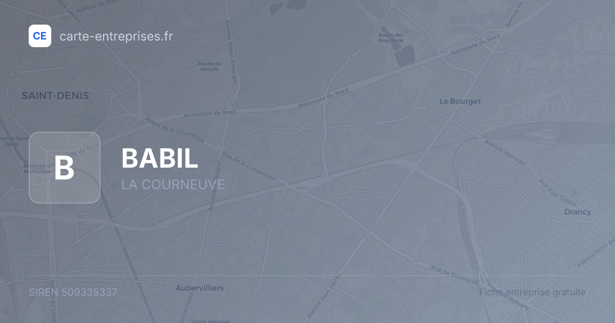 BABIL — 509335337 — fiche entreprise