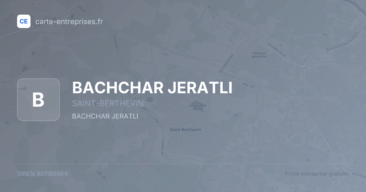 BACHCHAR JERATLI — 951186964 — fiche entreprise