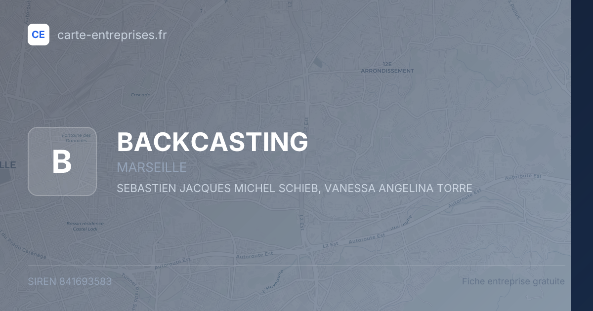BACKCASTING — 841693583 — fiche entreprise