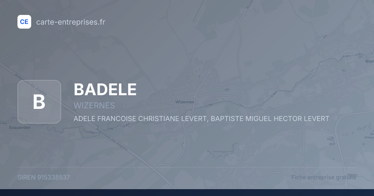 BADELE — 915338537 — fiche entreprise
