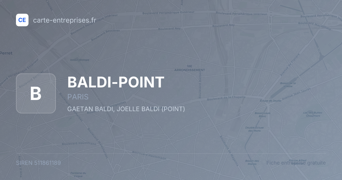 BALDI-POINT — 511861189 — fiche entreprise