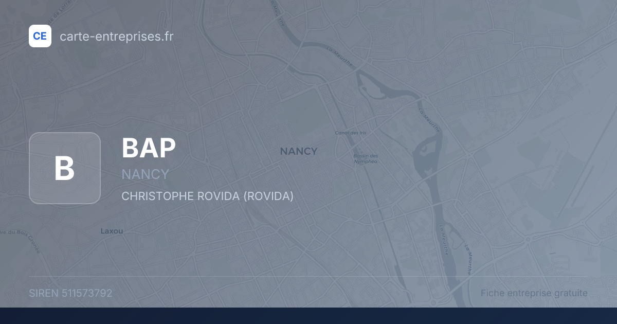 BAP — 511573792 — fiche entreprise