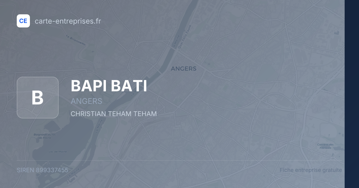 BAPI BATI — 899337455 — fiche entreprise