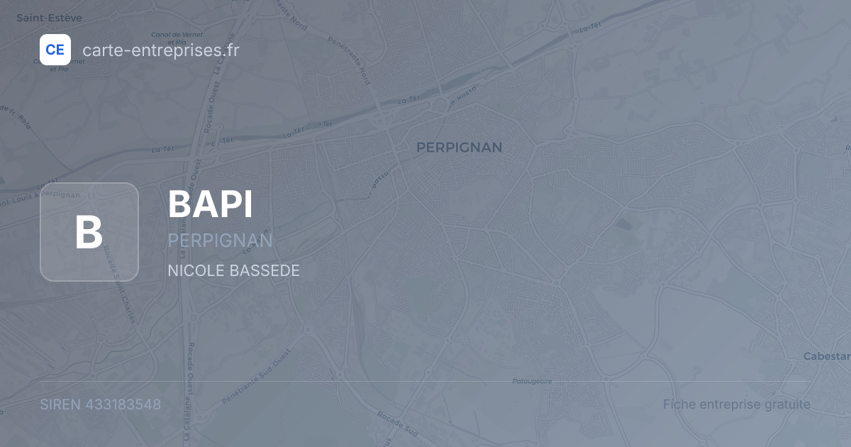 BAPI — 433183548 — fiche entreprise