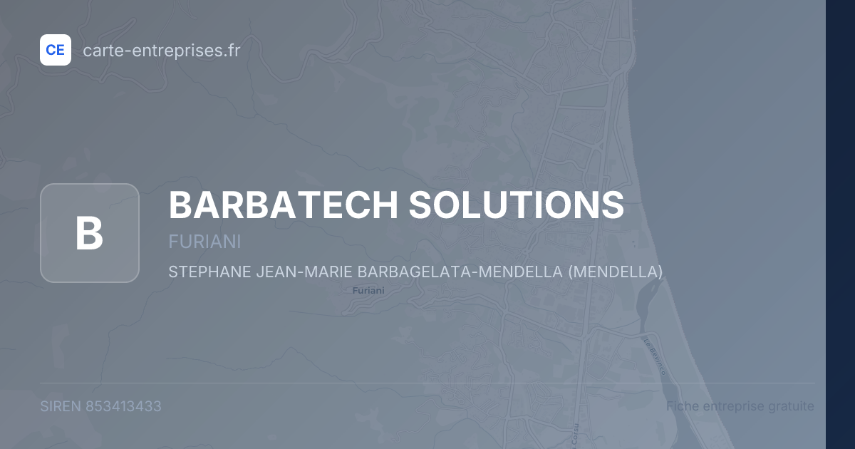 BARBATECH SOLUTIONS — 853413433 — fiche entreprise