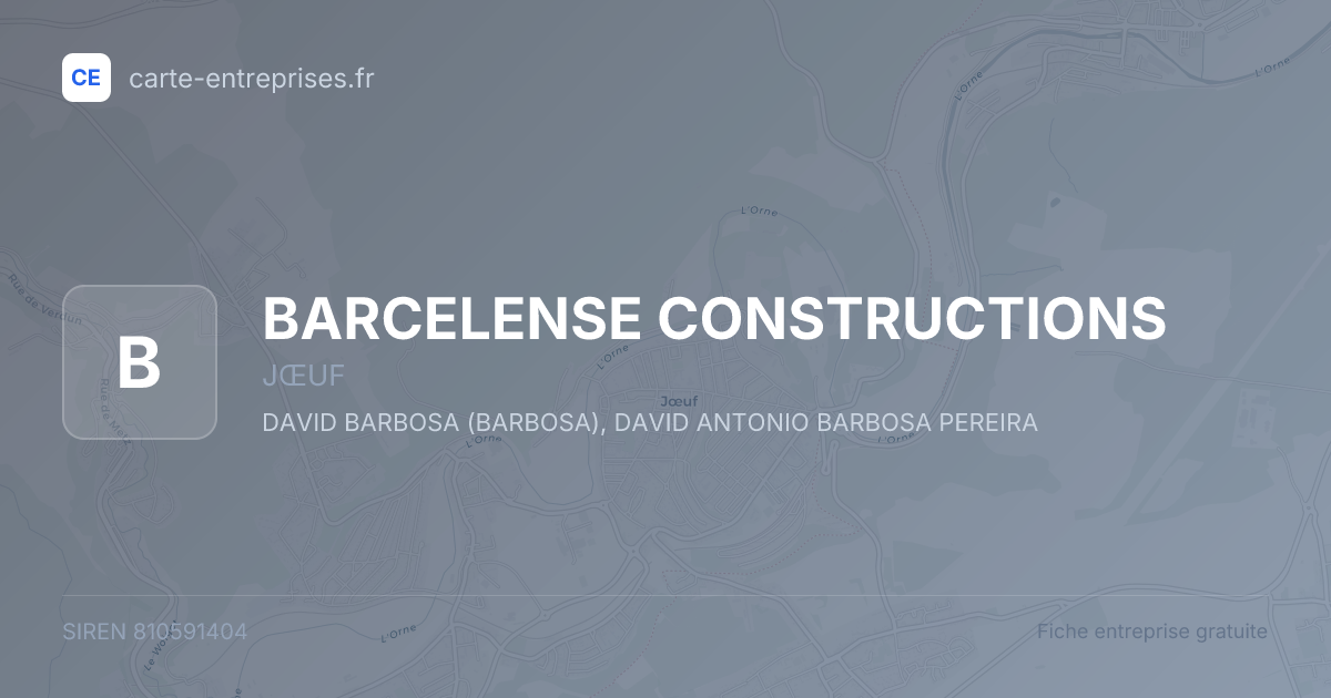 BARCELENSE CONSTRUCTIONS — 810591404 — fiche entreprise