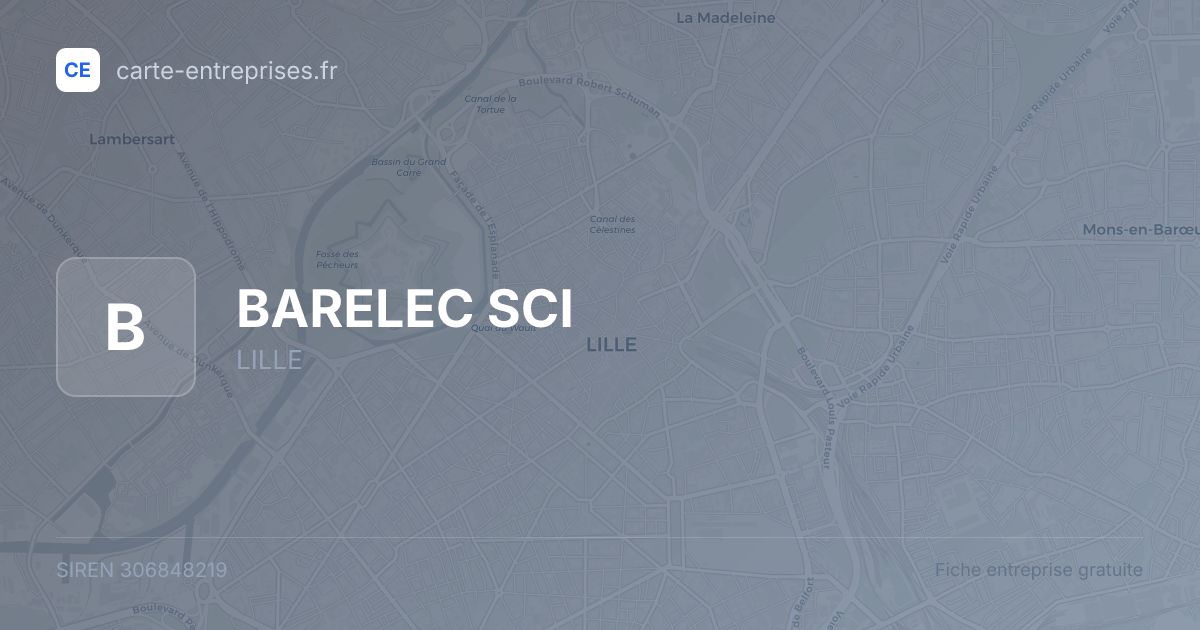 BARELEC SCI — 306848219 — fiche entreprise