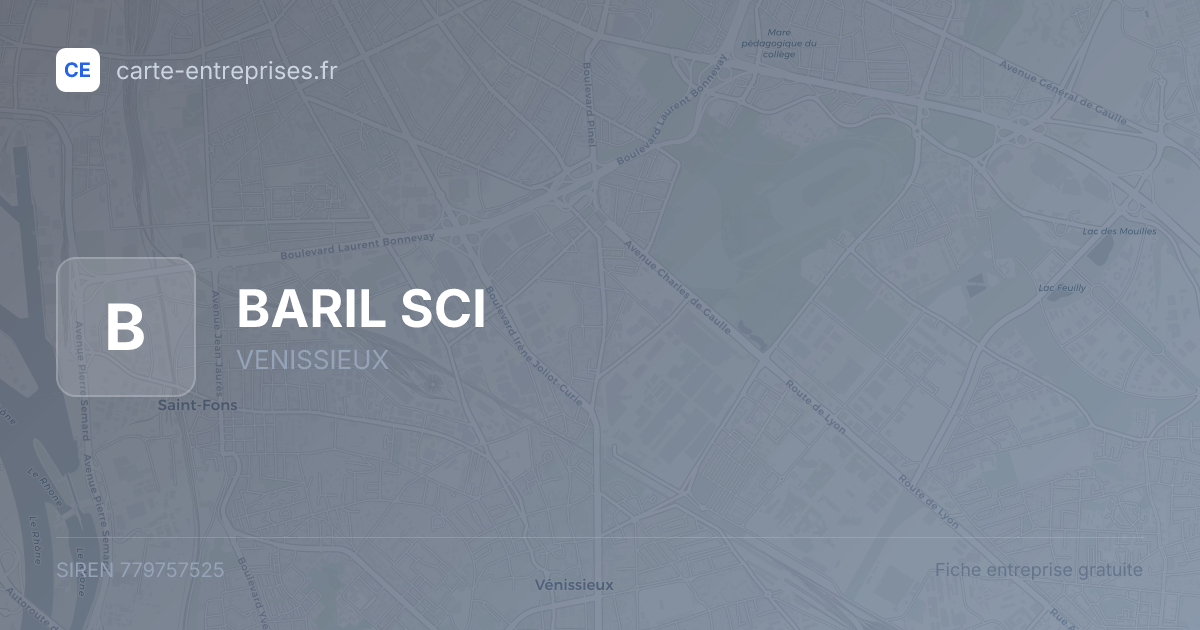 BARIL SCI — 779757525 — fiche entreprise