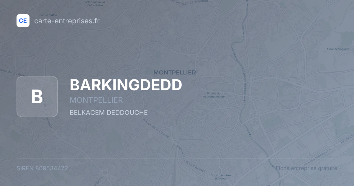 BARKINGDEDD — 809534472 — fiche entreprise