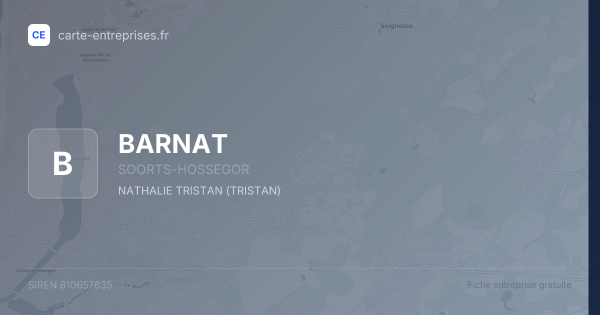 BARNAT — 810657635 — fiche entreprise
