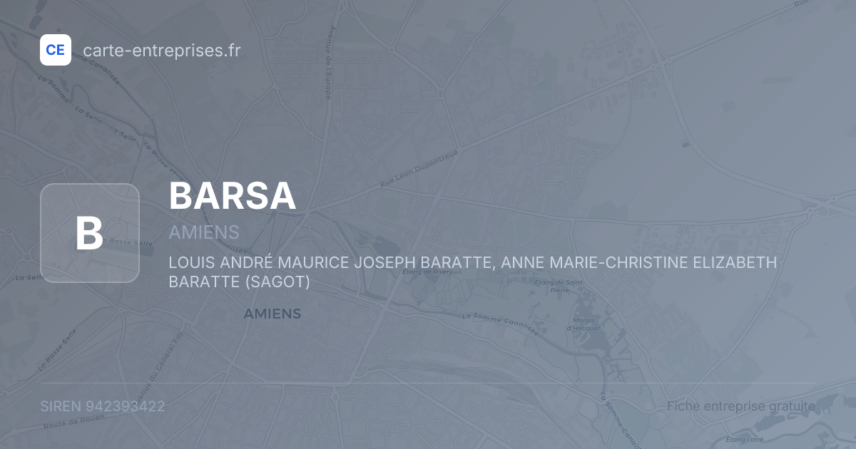 BARSA — 942393422 — fiche entreprise