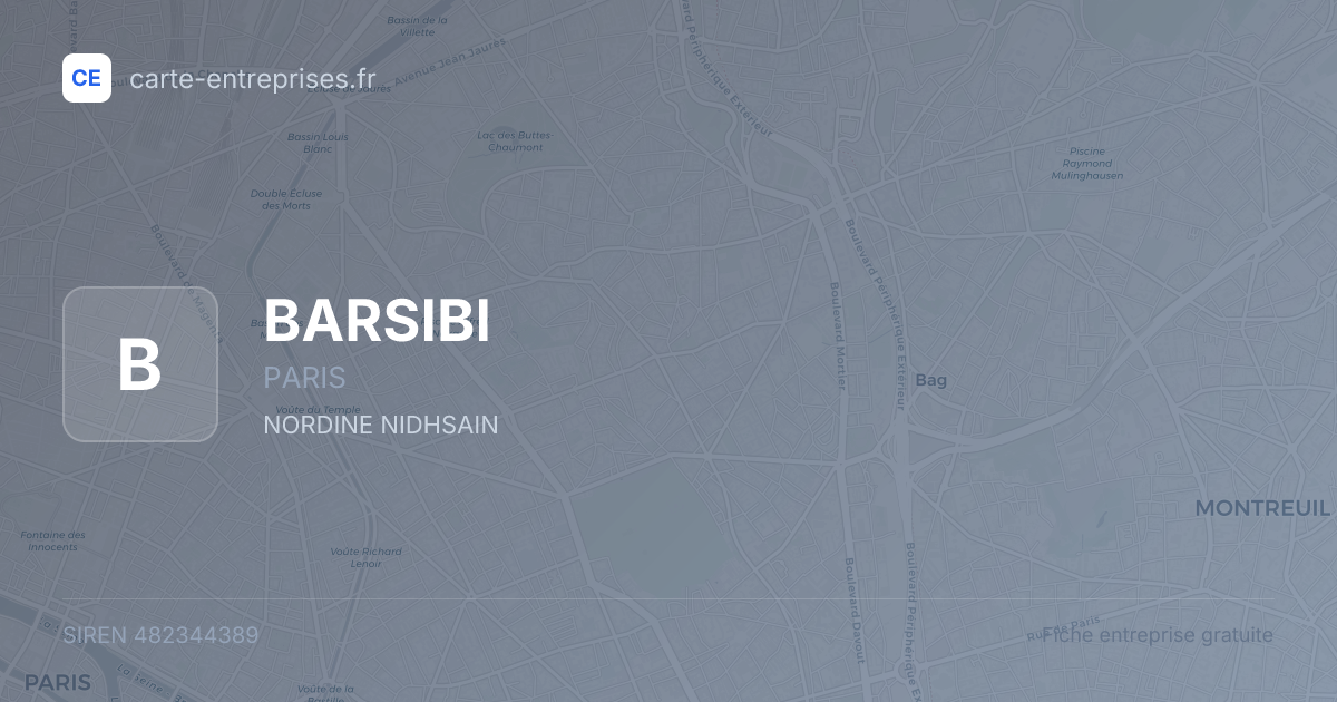 BARSIBI — 482344389 — fiche entreprise
