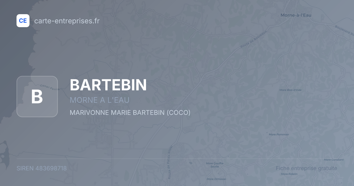 BARTEBIN — 483698718 — fiche entreprise