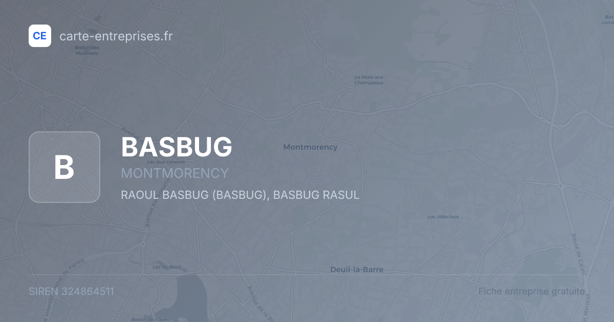 BASBUG — 324864511 — fiche entreprise