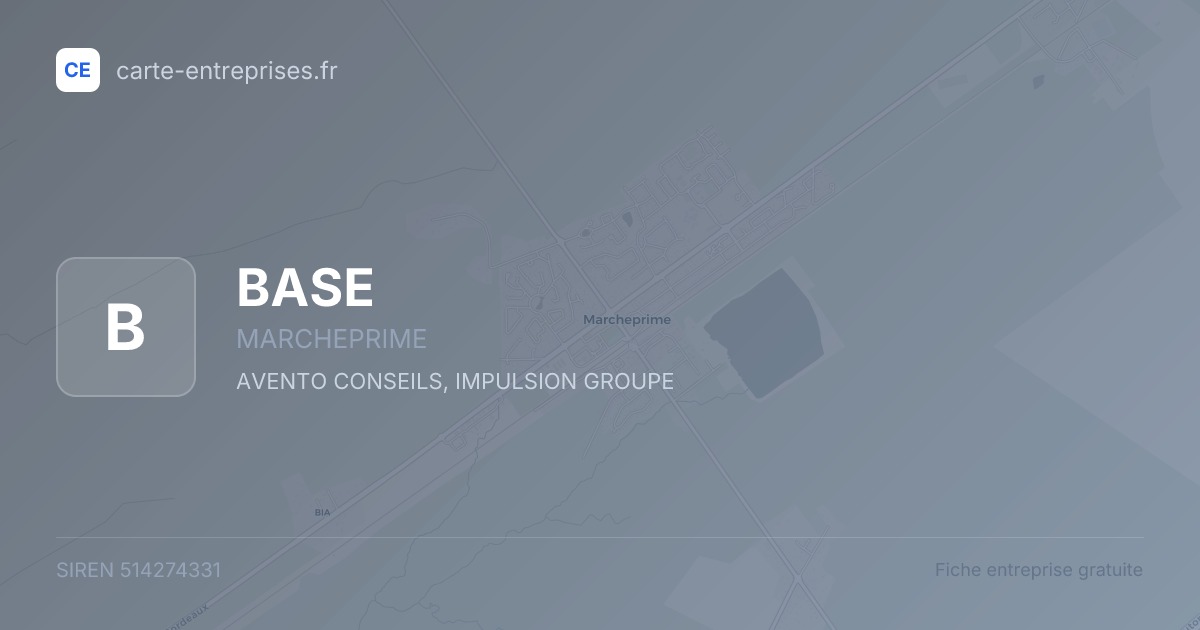 BASE — 514274331 — fiche entreprise