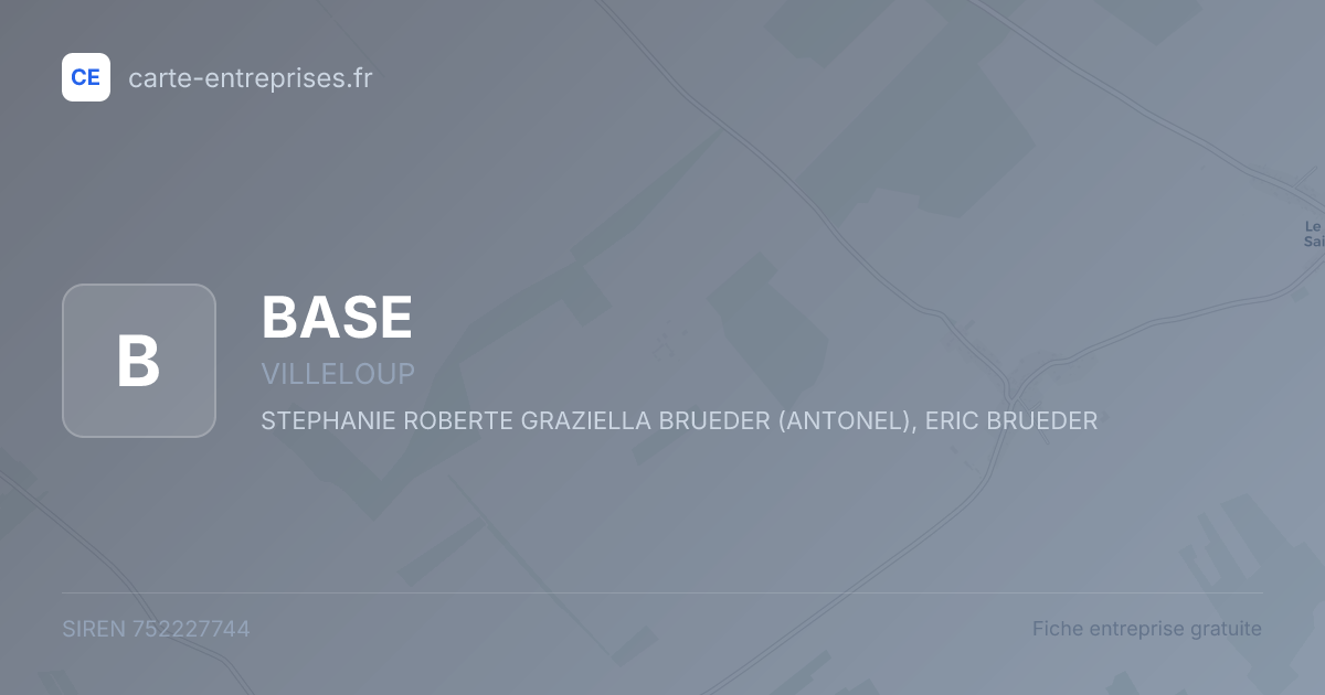 BASE — 752227744 — fiche entreprise