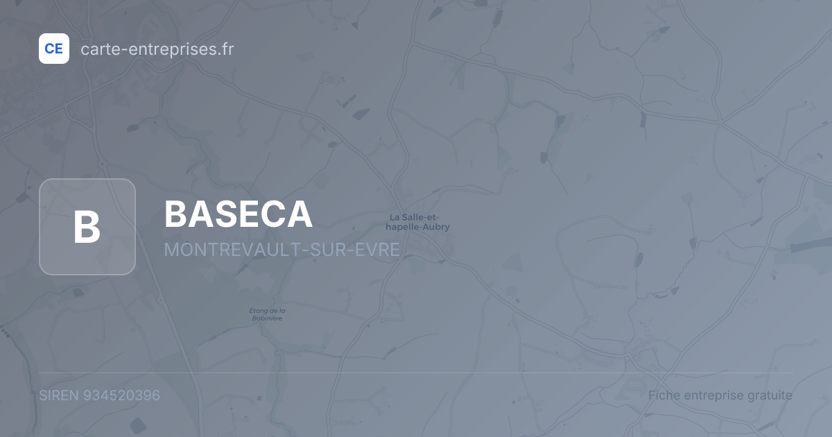BASECA — 934520396 — fiche entreprise