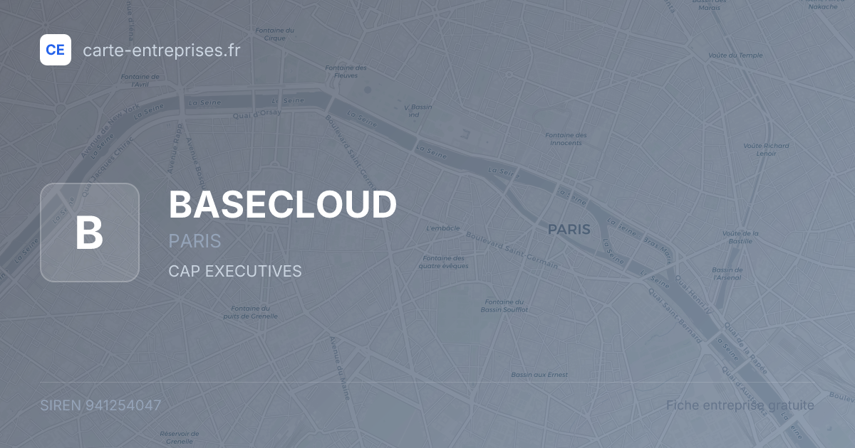 BASECLOUD — 941254047 — fiche entreprise
