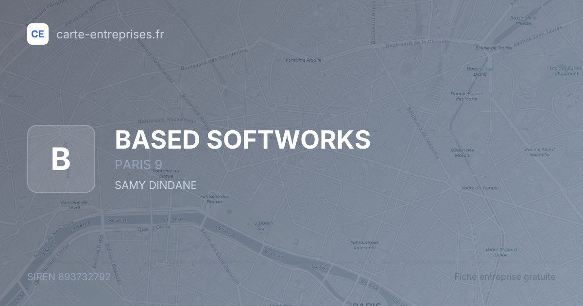 BASED SOFTWORKS — 893732792 — fiche entreprise