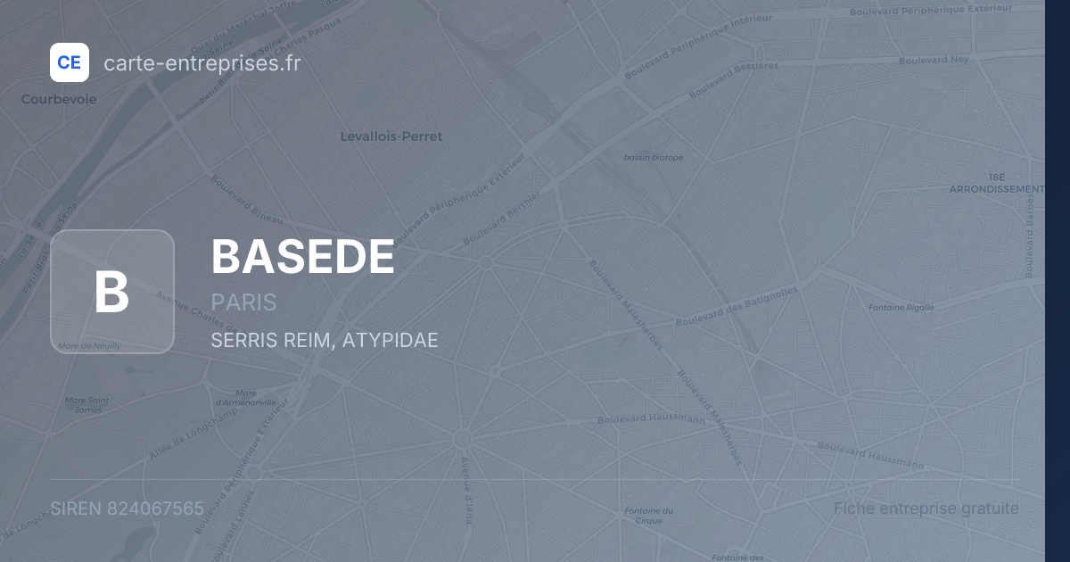 BASEDE — 824067565 — fiche entreprise