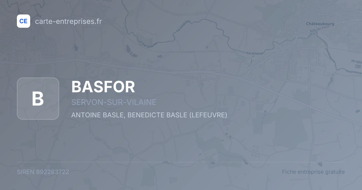 BASFOR — 892283722 — fiche entreprise