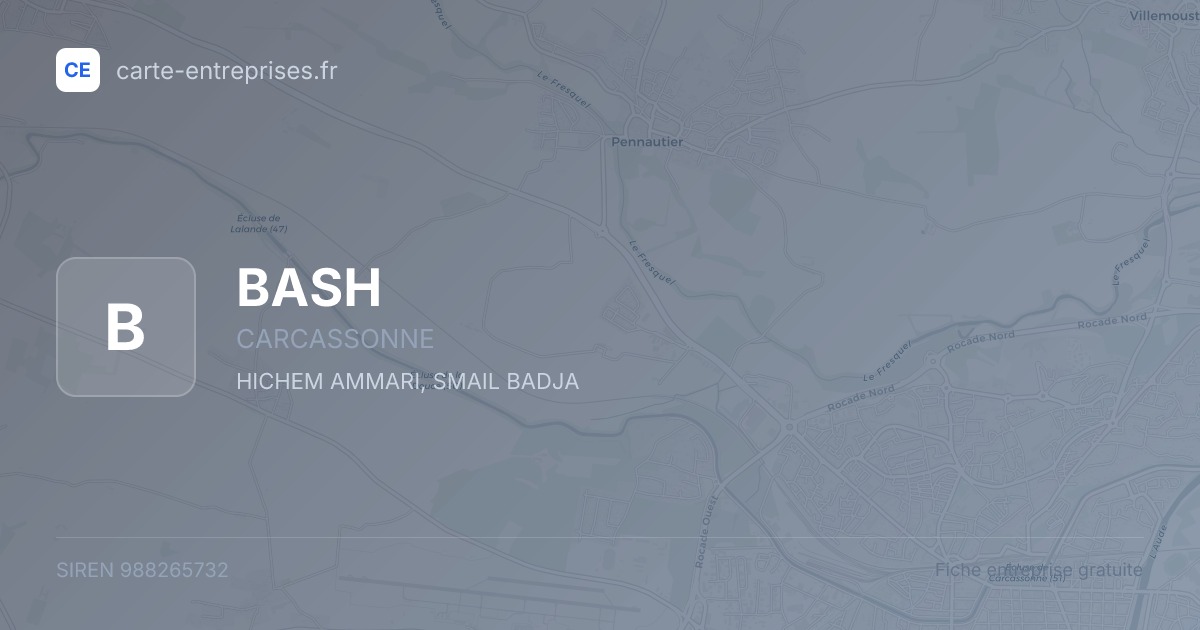 BASH — 988265732 — fiche entreprise