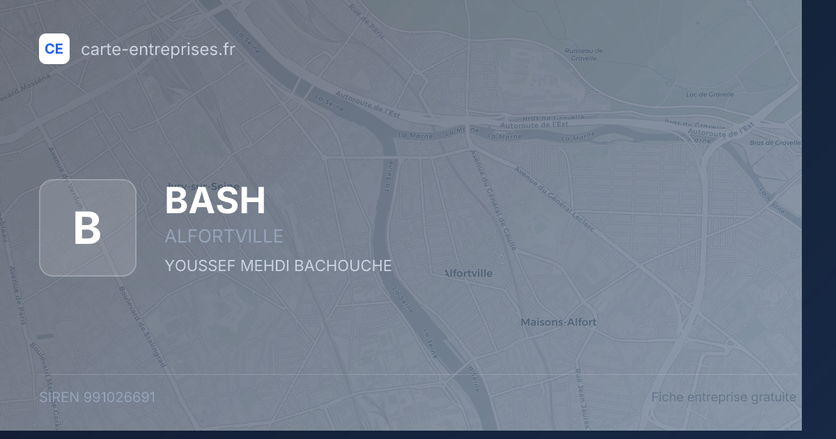 BASH — 991026691 — fiche entreprise