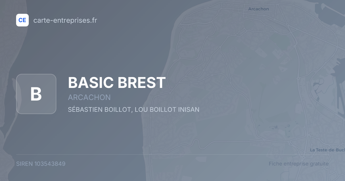 BASIC BREST — 103543849 — fiche entreprise