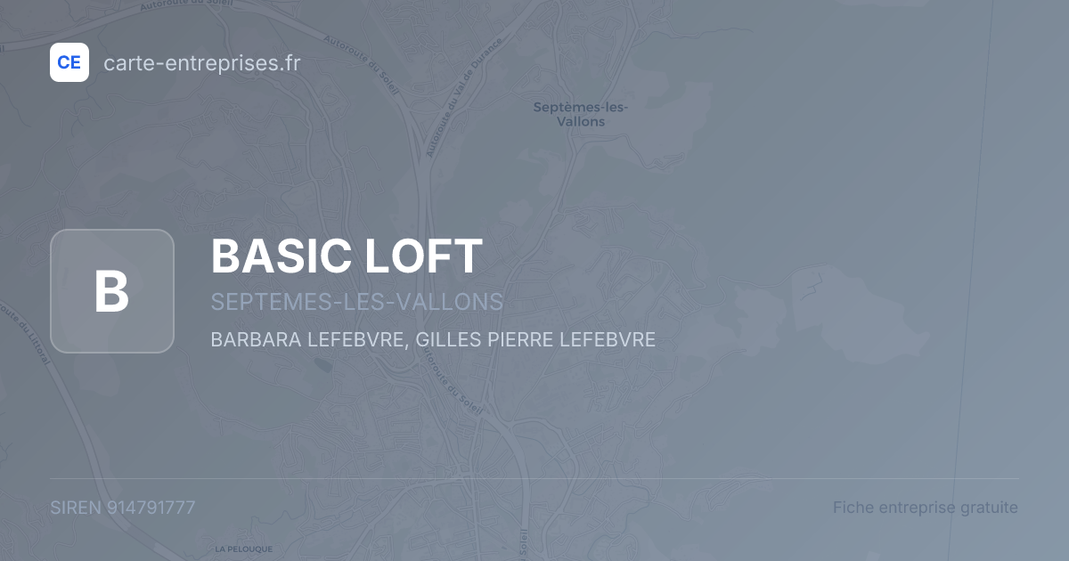 BASIC LOFT — 914791777 — fiche entreprise