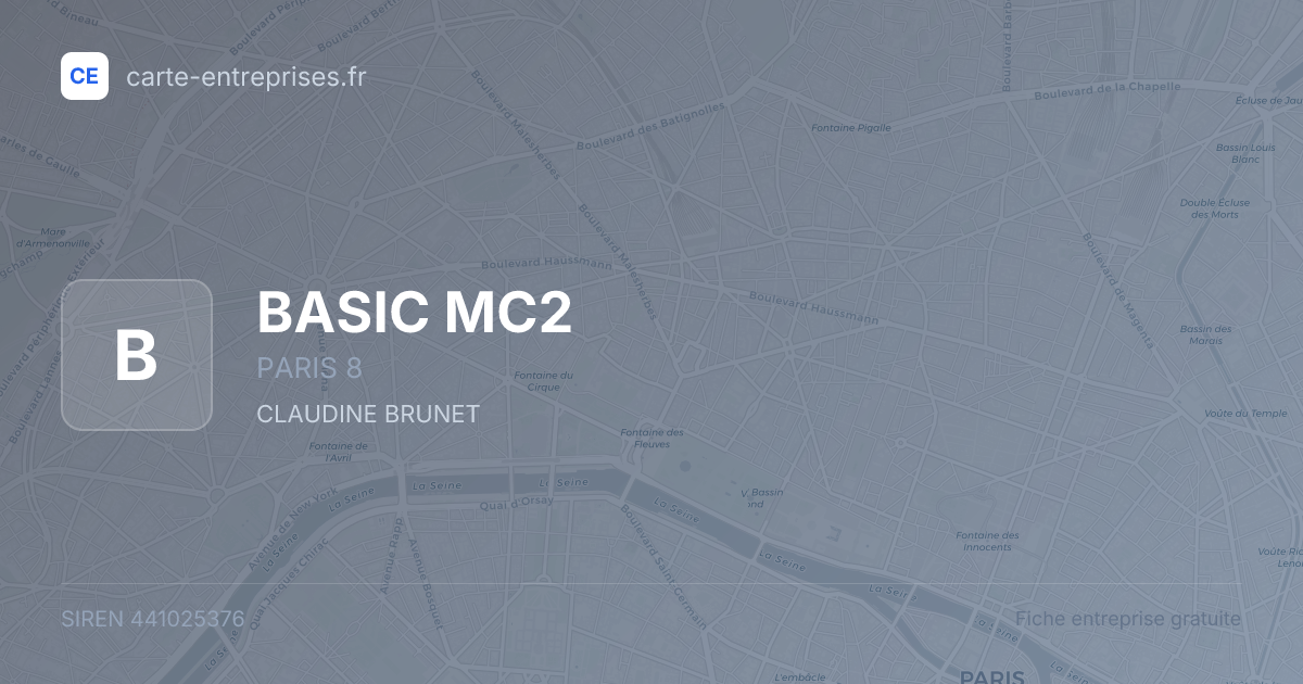 BASIC MC2 — 441025376 — fiche entreprise