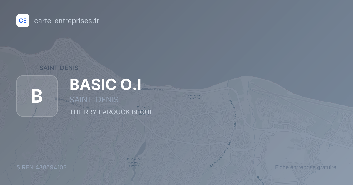 BASIC O.I — 438594103 — fiche entreprise