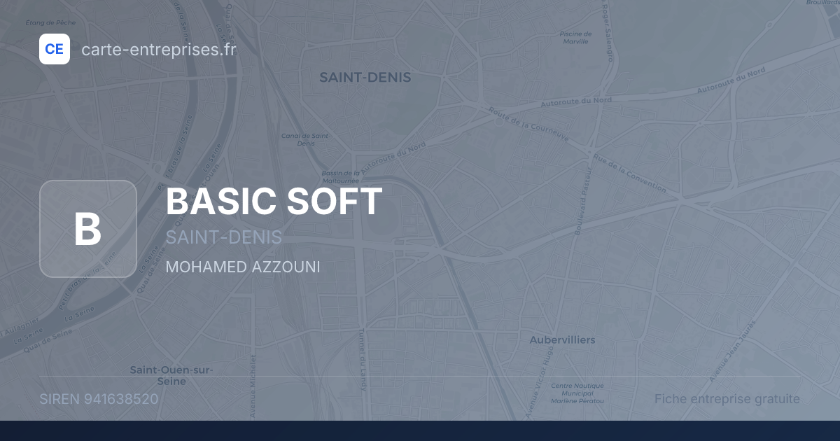 BASIC SOFT — 941638520 — fiche entreprise