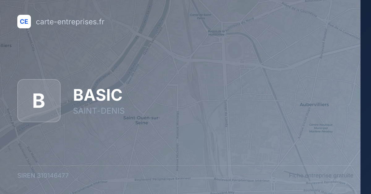 BASIC — 310146477 — fiche entreprise