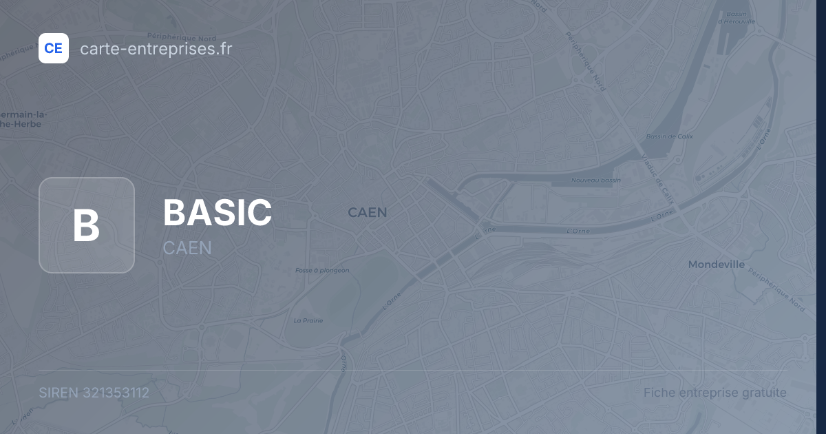 BASIC — 321353112 — fiche entreprise