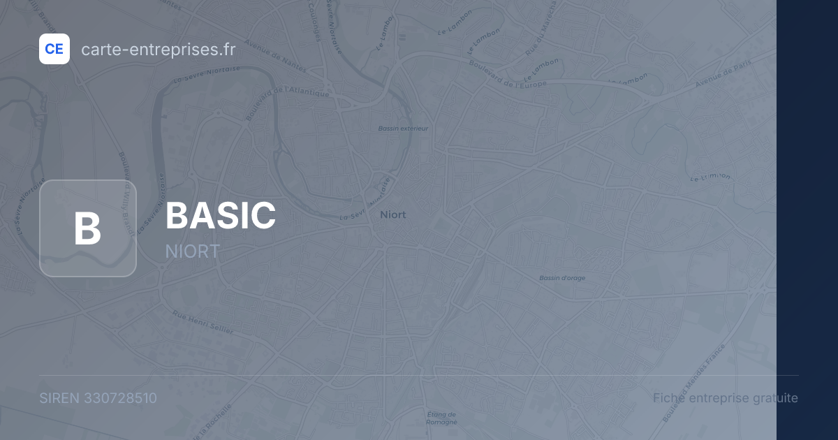 BASIC — 330728510 — fiche entreprise