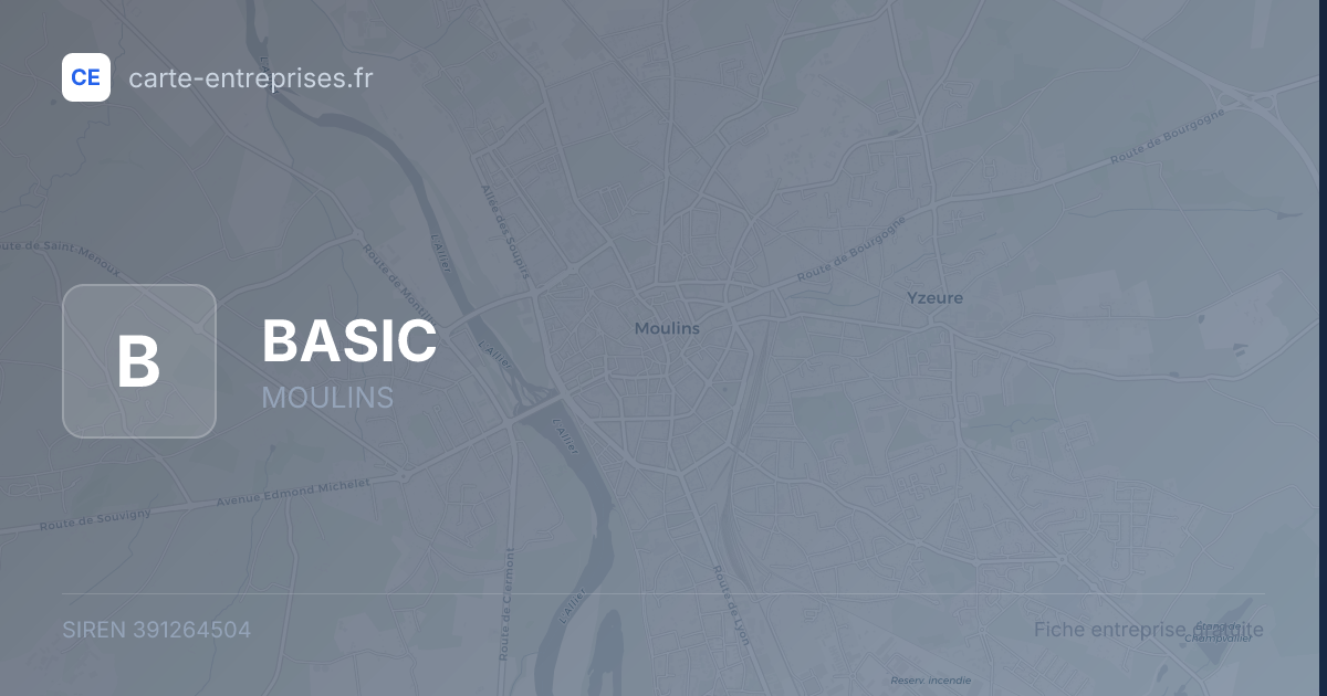 BASIC — 391264504 — fiche entreprise